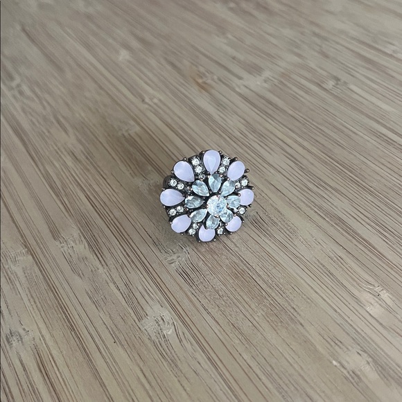 Juicy Couture Jewelry - Juicy Couture Rose Gold and Pink Floral Ring